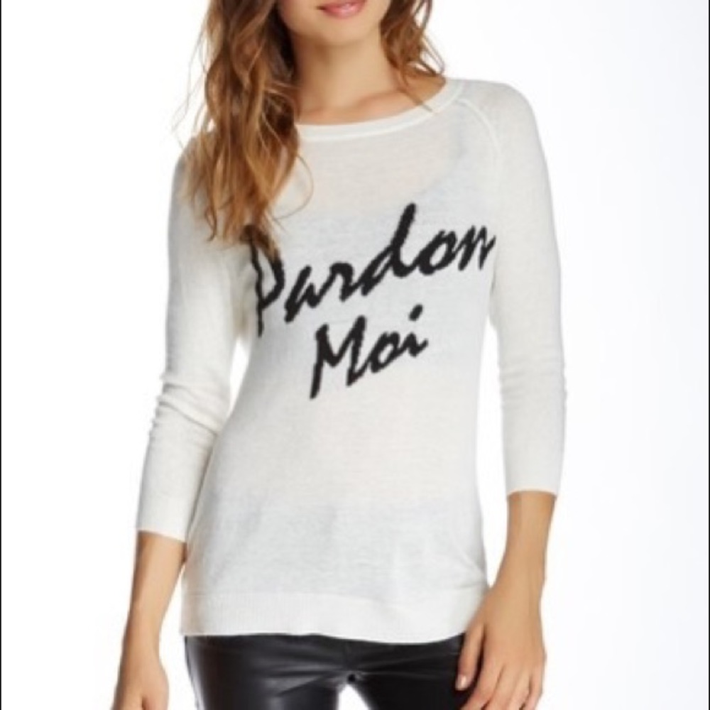 Cliche Pardon Moi Sweater